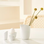 Räder Porcelánová slánka a pepřenka Early Bird, bílá barva, porcelán