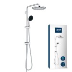 GROHE - Vitalio Start Sprchový set bez baterie, průměr 25 cm, 2 proudy, chrom 26680001