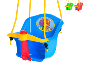 Houpačka Baby s pískátkem plast 35x34x35cm nosnost 20kg 3 barvy