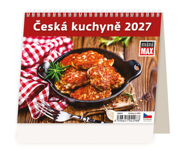 Stolní kalendář 2027 Helma Minimax Česká kuchyně