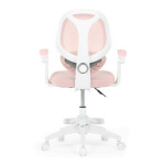 Dětská židle, výškově nastavitelná, růžová síťovina, KA-W8008 PINK