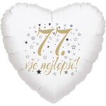 77. narozeniny balónek srdce Balonky.cz 77. narozeniny balónek srdce Balonky.cz