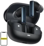 Baseus Bowie M2s černá / bezdrátová sluchátka / mikrofon / Bluetooth 5.3 (NGTW350101)