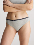 Dámská tanga Pack CK96 000QD3990E BGH černá/šedá Calvin Klein