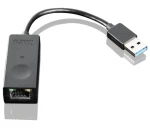 Lenovo USB 3.0 Ethernet adaptér černá / Síťový adaptér / USB-A / RJ-45 (03X6840)