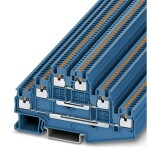 Phoenix Contact 3213726 vícepatrová svorka 3.5 mm rychlé připojení modrá 50 ks