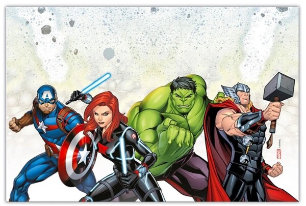 Avengers ubrus papírový 120 cm x 180 cm Avengers ubrus papírový 120 cm x 180 cm