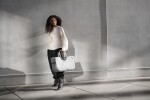 Nákupní taška Reisenthel Loopshopper L Herringbone grey