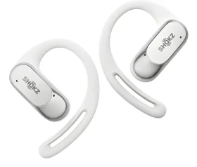 Shokz OpenFit Air bílá / Bezdrátová sluchátka / mikrofon / Bluetooth 5.2 / IP54 (T511-ST-WT)