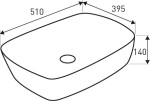 KERRA - Umyvadlo vestavěné KR-640 5907548112293