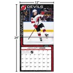 JF Turner Kalendář New Jersey Devils NHL 2026 Wall Calendar