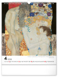 Nástěnný kalendář 2026 NOTIQUE - Gustav Klimt, 30 x 34 cm