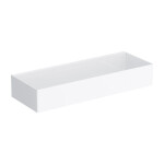 OMNIRES - Sprchový koš UNI, 30 x 5 x 11 cm, matná bílá UN10335WM