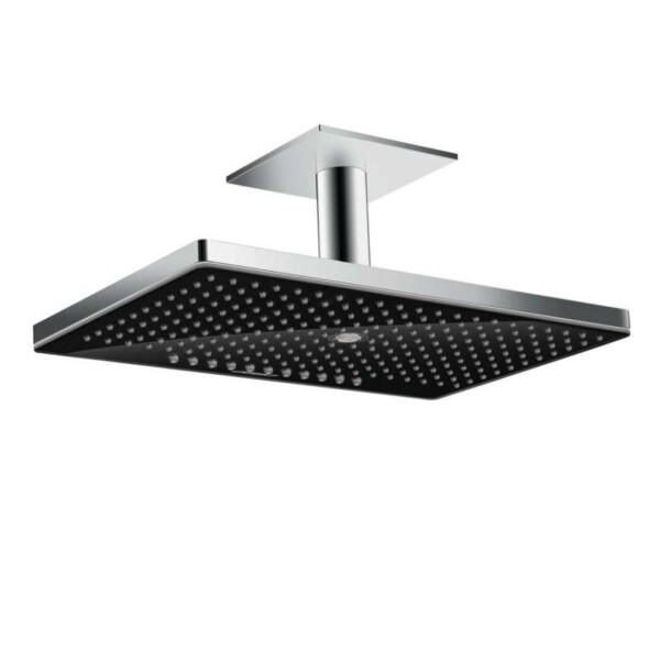 HANSGROHE - Rainmaker Select Hlavová sprcha 460, 3 proudy, sprchové rameno 10 cm, černá/chrom 24006600