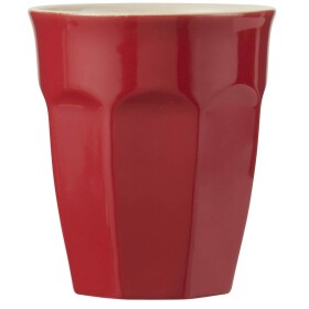 IB LAURSEN Latte hrneček Mynte Strawberry 250 ml, červená barva, keramika