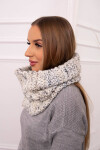 KN16 Dámský snood v barvě ecru UNI