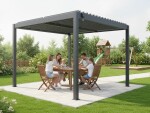 Hliníková bioklimattická pergola – LanitPlast Basic 33
