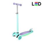 NILS Fun HLB1310 Dětská tříkolová koloběžka s LED fialová (5907695571967)