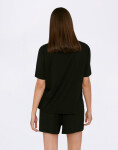 Tričko Organic Basics Soft Touch Boxy Tee Black
