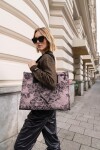 Stylová kabelka Reisenthel Daily Shopper Jacquard rose