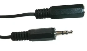 Schwaiger černá / Prodlužovací kabel / Jack 3,5 mm (M) - Jack 3,5 mm (F) / 5 m (KHA4036533)