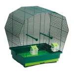 Bird Jewel K6 tmavě zelená / Klec pro ptáky / 57,5x33,5x55 cm / rozteč mřížky 1,1 cm (2702-06)