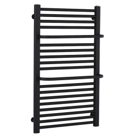 CERANO Koupelnový radiátor Antonio - boční připojení - 484W - černá matná - 860x550 mm
