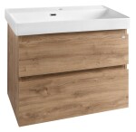 AQUALINE - ALTAIR umyvadlová skříňka 76x60x37cm, dub emporio AI388