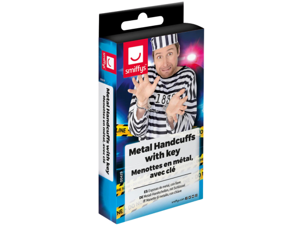 Smiffys.com Pouta na ruce kovová