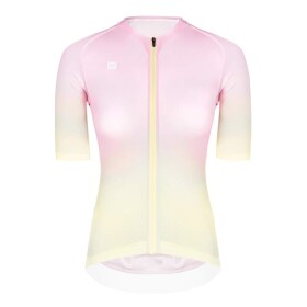 Dres FORCE STAIN LADY krátký rukáv, žluto-růžový (Barva žluto-růžová, velikost M)