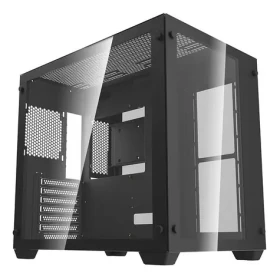 DarkFlash C285 černá / Skříň PC / ATX / bez ventilátorů / 3x USB-A / průhledná bočnice / bez zdroje (C285 black)