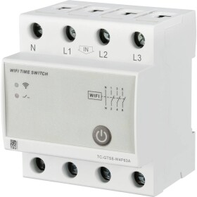 TRU COMPONENTS TC-GTS8-W4P63A TC-12485088 Wi-Fi spínač, 1 min - 24 h, 250 V/AC, 63 A, 1 ks