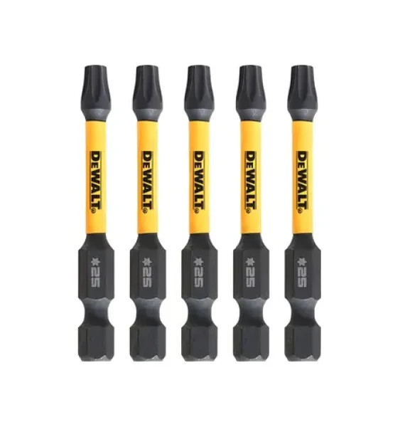 DeWalt Sada bitů Extreme Torx T25 / Délka 57 mm / 5 ks (DT7396T)