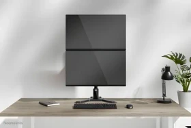 Neomounts DS45-600BL2V černá / Stojan pro dva monitory / velikost 10-32" / nosnost 9 kg / VESA 75x75-100x100 (DS45-600BL2V)