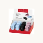 FABER-CASTELL Ořezávátko se zásobníkem / mix barev (182774)