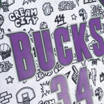 Mitchell & Ness Pánský dres Milwaukee Bucks NBA Ray Allen #34 Doodle Swingman Velikost: 2XL