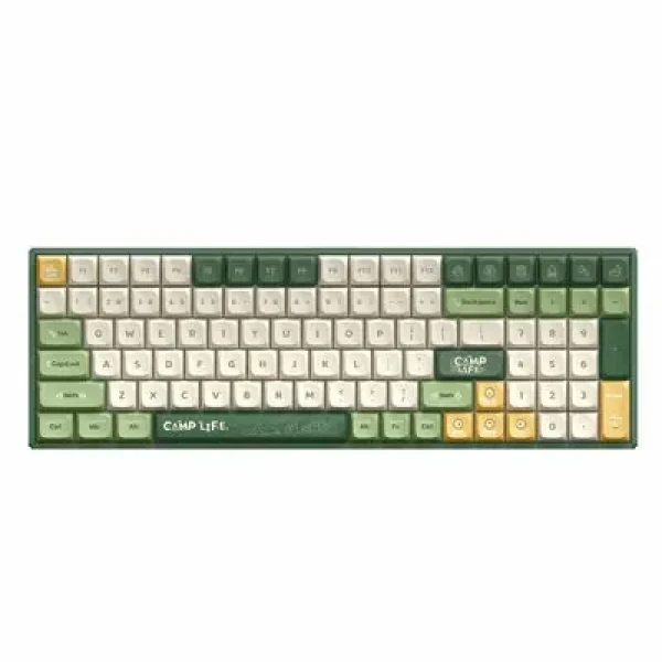 IQUNIX F97 Camping Wireless / Herní klávesnice / Bezdrátová / RGB / MX Brown Switche / US (0600310352921)