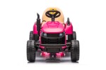 Mamido Dětský elektrický traktor BBH-030 s přívěsem růžový