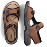Rieker M 26156-25 RKR447B Sandály na suchý zip 44