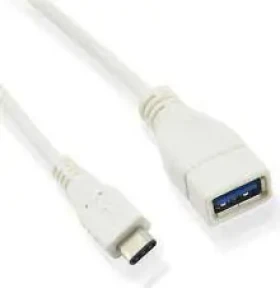 MicroConnect kabel USB-C (M) - USB3.0 A (F) 0.2m bílá / 5000Mbit/s (USB3.1CAF02W)