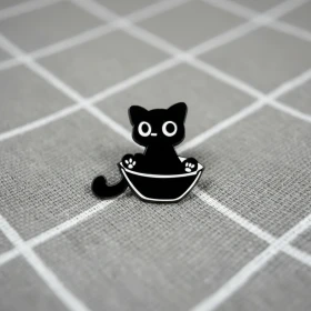 Pinarna.cz Černá kočka v misce