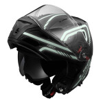 Ls2 Ff324 Metro Evo Firefly Matt black, Fog Fighter ( Pinlock) vyklápěcí helma, vel. S, 2Xl - S