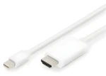 Digitus mini DisplayPort - HDMI / Redukce / 2 m / 4K/60Hz / DP 1.2 - HDMI 2.0 (AK-340304-020-W)