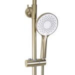 REA - Sprchový set DROP Brush Gold REA-P7063