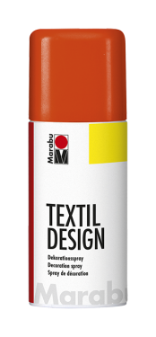 Barva na textil ve spreji Marabu Textil Design spray 150 ml - oranžová neonová 324