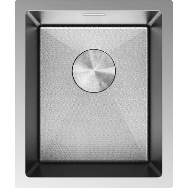 MEXEN - Trixo ocelový dřez 1-bowl 370 x 440 mm, nerez HC 6412371000-01HC
