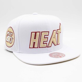 Mitchell & Ness Pánská kšiltovka Miami Heat NBA Winter White Snapback