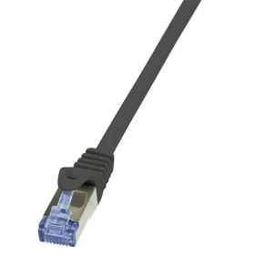 LogiLink PrimeLine černá / Patch kabel / Cat6a S/FTP / RJ-45 / 0,5 m (CQ3023S)