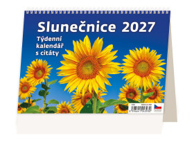 Stolní kalendář 2027 Helma Plánovací Slunečnice