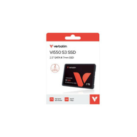 VERBATIM SSD Vi550 S3 2TB SATA III, 2.5” W 550/ R 500 MB/s EDF_714548